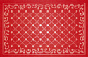 Придверный коврик Kovroff Ромбы 60x90 П/10/03/05 (красный)