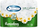 Туалетная бумага Slonik Jumbo Rumianek 3 слоя (24 рулона)