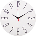 Настенные часы Рубин Классика 3010-001 (белый/черный)