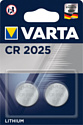Батарейка Varta CR2025 2 шт.