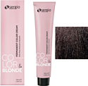 Крем-краска для волос Sergio Professional Color&Blonde 4.31 коричневый золотисто-пепельный глазированный