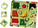 Развивающая игра WoodLand Toys Вкладыш Фрукты, овощи и ягоды 155102
