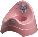 Детский горшок Maltex Мишка 2077 (темно-розовый)