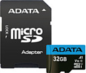 ADATA Карта памяти A-Data Premier AUSDH32GUICL10A1-RA1 microSDHC 32GB (с адаптером)