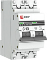 Выключатель автоматический EKF ВА 47-63 2Р 13А (С) PROxima mcb4763-2-13C-pro