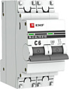 Выключатель автоматический EKF ВА 47-63 2P 6А (C) 4.5kA PROxima mcb4763-2-06C-pro