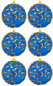 Елочная игрушка Elan Gallery Вензеля 970098 (6 шт, синий)