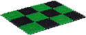 Придверный коврик Ковропласт Травка 53x82 (черный/зеленый)