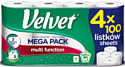Туалетная бумага Velvet Mega Pack 2 слоя (4 рулона)