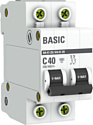 Выключатель автоматический EKF ВА 47-29 2P 40A (C) 4.5кА mcb4729-2-40C