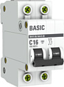 Выключатель автоматический EKF ВА 47-29 2P 16A (C) 4.5кА mcb4729-2-16C