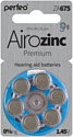 Батарейка Perfeo Airozinc Premium PF ZA675/6BL