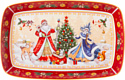 Блюдо Lefard Дед Мороз и Снегурочка 85-1725