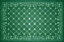 Придверный коврик Kovroff Ромбы 40x60 П/10/01/06 (зеленый)