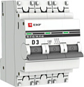 Выключатель автоматический EKF P 3А (D) 4.5kA ВА 47-63 mcb4763-3-03D-pro