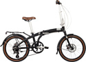Велосипед Novatrack Town alloy 8 D 2024 (черный)