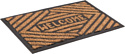 Придверный коврик SunStep Welkome Ромб 40х60 32-084 (черный/коричневый)