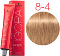 Крем-краска для волос Schwarzkopf Professional Igora Royal Permanent Color Creme 8-4 60 мл