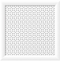 Декоративный экран Stella Сусанна Белый (60x60)