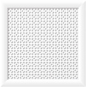 Декоративный экран Stella Дамаско Белый (60x60)