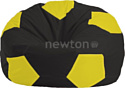 Flagman Мяч Стандарт М1.1-396 черный/желтый