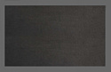 Коврик на иглопробивной основе ПВХ Венера чёрный (80х120 см)