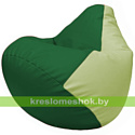 Flagman Бескаркасное кресло-мешок Груша Г2.3-0104 зелёный, светло-салатовый