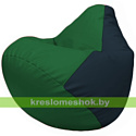 Flagman Бескаркасное кресло-мешок Груша Г2.3-0115 зелёный, синий