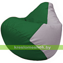 Flagman Бескаркасное кресло-мешок Груша Г2.3-0125 зелёный, сиреневый