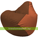 Flagman Бескаркасное кресло-мешок Груша Г2.3-0723 коричневый, оранжевый