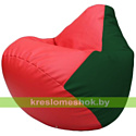 Flagman Бескаркасное кресло-мешок Груша Г2.3-0901 красный, зелёный