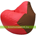 Flagman Бескаркасное кресло-мешок Груша Г2.3-0907 красный, коричневый