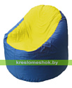 Flagman Кресло мешок Bravo B1.1-36 (основа синяя, вставка жёлтая)