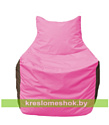 Flagman Кресло мешок Фокс Ф2.1-200 (основа розовая, вставка коричневая)