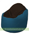 Flagman Кресло-мешок Браво Б1.3-F01F03 (темно-коричневый, синий)