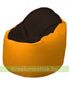 Flagman Кресло-мешок Браво Б1.3-F01F06 (темно-коричневый, жёлтый)