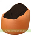 Flagman Кресло-мешок Браво Б1.3-F01F20 (темно-коричневый, оранжевый)