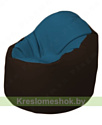 Flagman Кресло-мешок Браво Б1.3-F03F01 (синий, темно-коричневый)