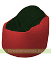 Flagman Кресло-мешок Браво Б1.3-F05F09 (темно-зеленый, красный)