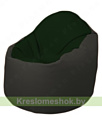 Flagman Кресло-мешок Браво Б1.3-F05F38 (темно-зеленый, чёрный)