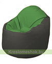 Flagman Кресло-мешок Браво Б1.3-N76N17 (зеленый, тёмно-серый)