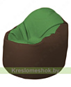 Flagman Кресло-мешок Браво Б1.3-N76N26 (зеленый - коричневый)