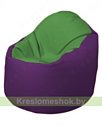 Flagman Кресло-мешок Браво Б1.3-N76N32 (зеленый - фиолетовый)