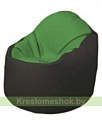 Flagman Кресло-мешок Браво Б1.3-N76N38 (зеленый - чёрный)