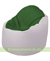 Flagman Кресло-мешок Браво Б1.3-N77N10 (темно-зеленый, белый)