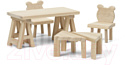 Комплект аксессуаров для кукольного домика Lundby Стол и стулья / LB-60906400