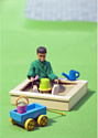 Комплект аксессуаров для кукольного домика Lundby Песочница с игрушками / LB-60509600