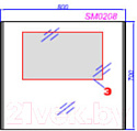 Зеркало Aqwella SM0208
