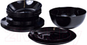 Набор столовой посуды Luminarc Diwali black P1622