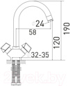 Смеситель Gross Aqua Forma 6015084C-08-6022